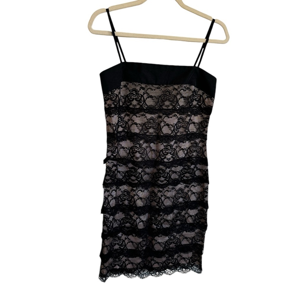 Mango Suit Lace Overlay Dress - Picture 3 of 12